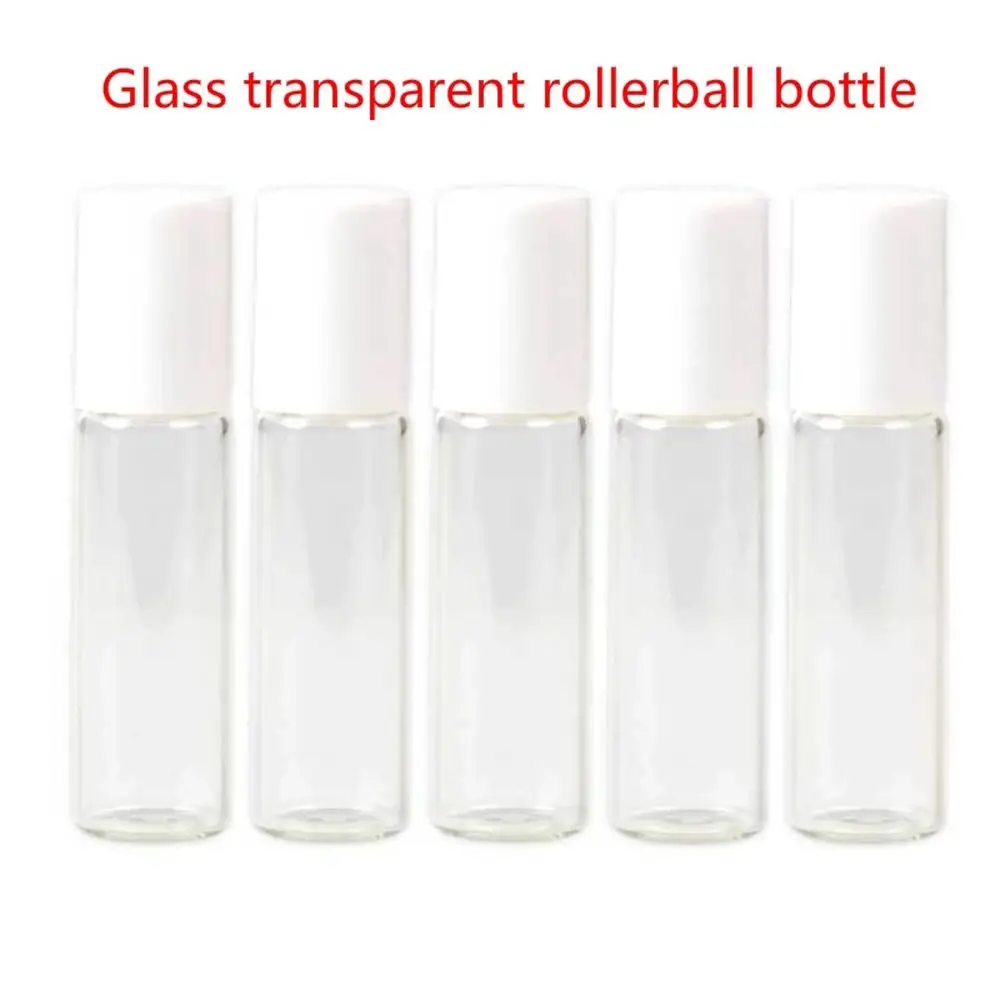 With Roll On Eye Cream With Glass Ball Cosmetic Empty Clear Bottles Rollerball Bottle Glass Roller Bottles Refillable Container