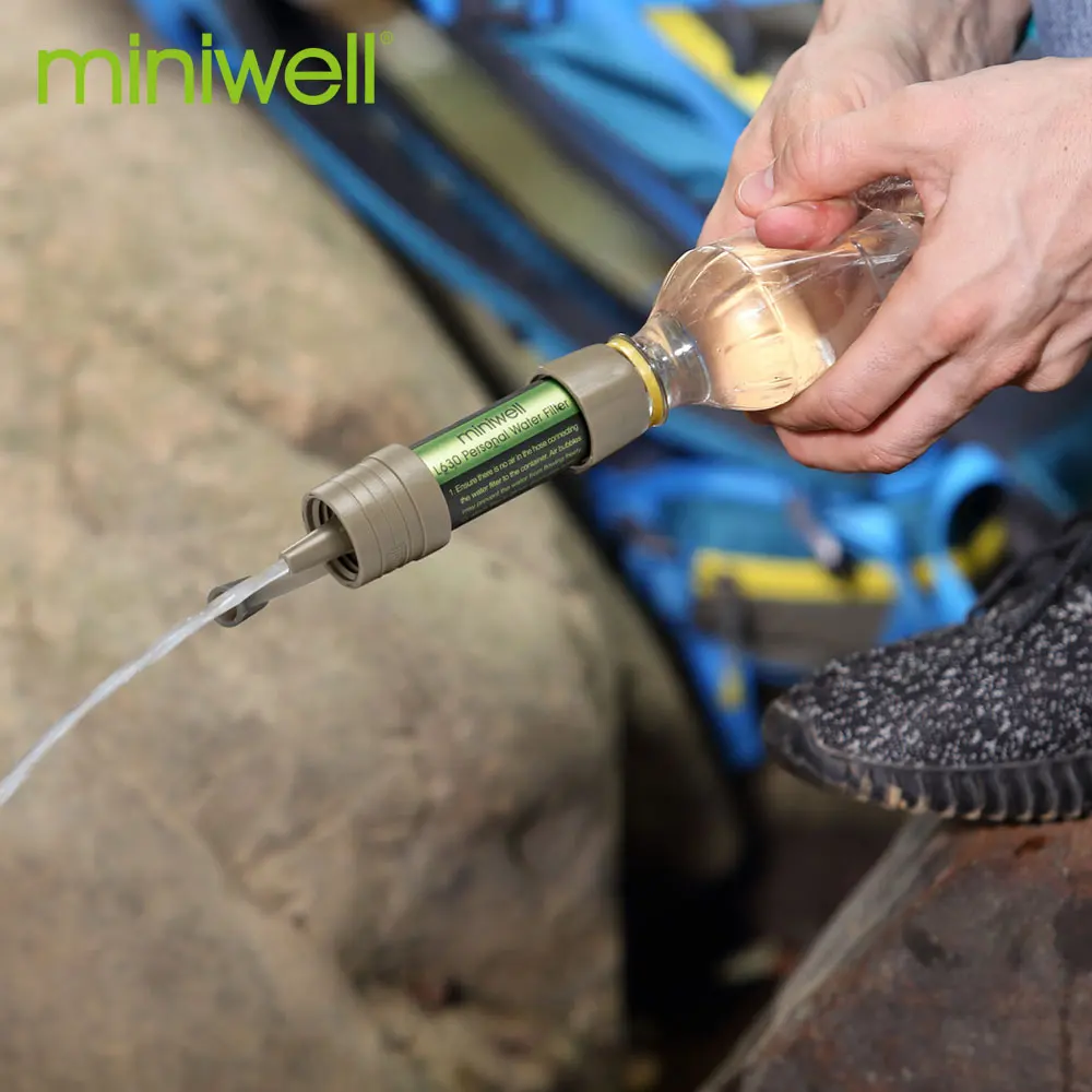 Miniwell L630 Military Personal Water Filter for Survival Kit Camping Equipment