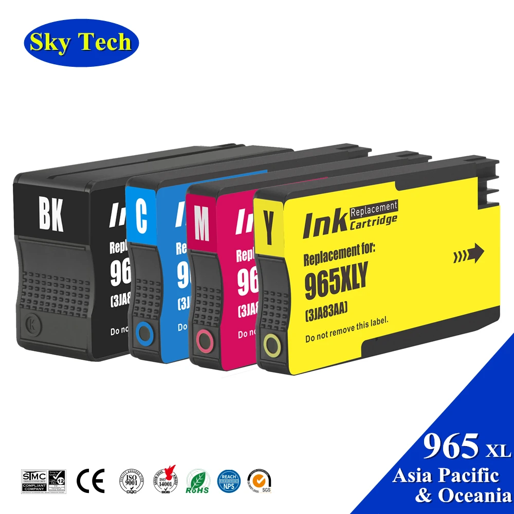 

965XL Compatible Ink Cartridges For Hp965 Hp969 For Hp OfficeJet 9010 9012 9016 9018 9019 9020 9026 9028 etc