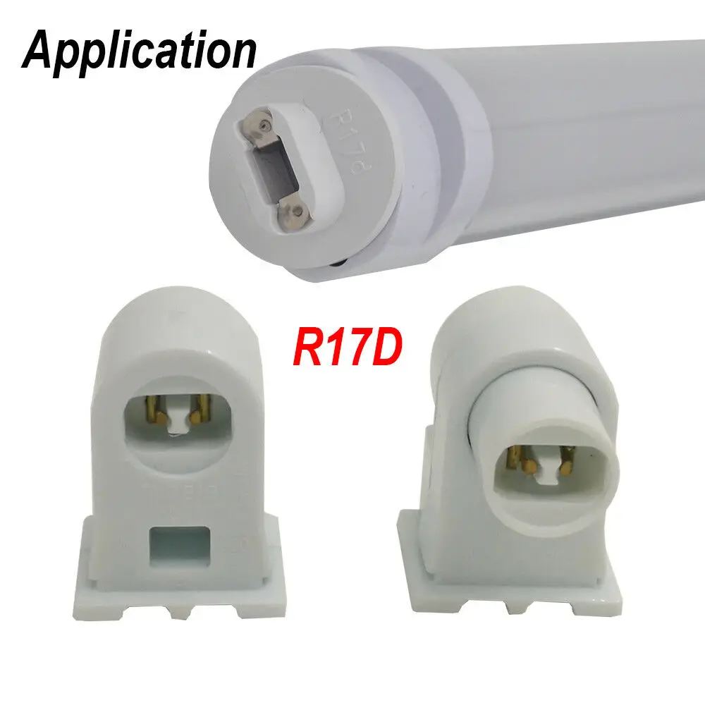 

4-48 Pairs R17D HO Socket Tombstone Holder T8 T10 T12 LED Bulbs Adapter Fittings