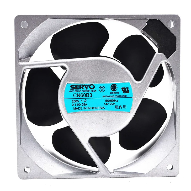 new  CN60B3 200V 14 / 12W 120 * 120 * 38 High-end equipment fan 1 year warranty  socket type