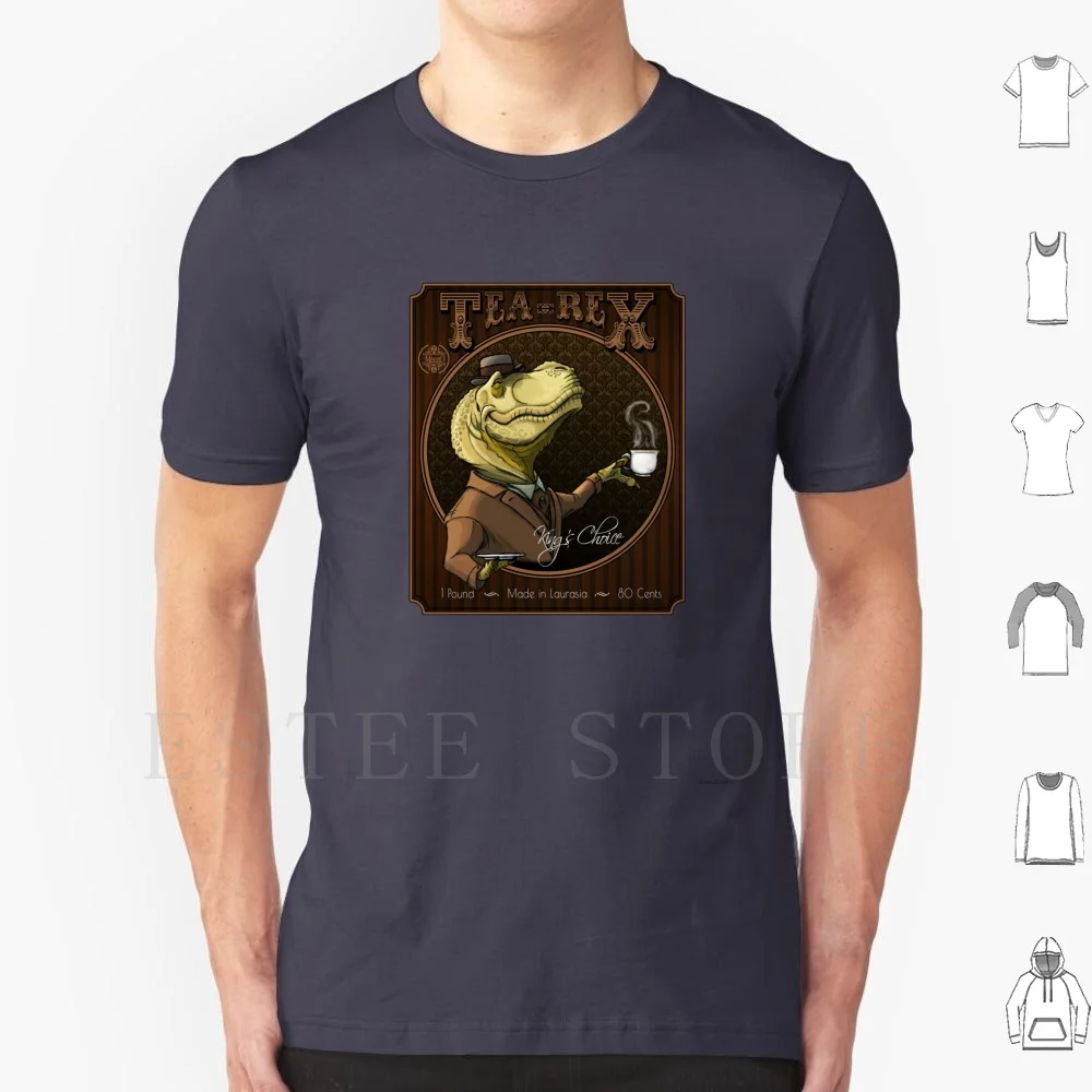 Tea-Rex , Theodore Rex T Shirt Men Cotton 6xl Dinosaurs Dinosaur T Rex Preschool Toddler Dinosaurs For Kids Kids Children Toy