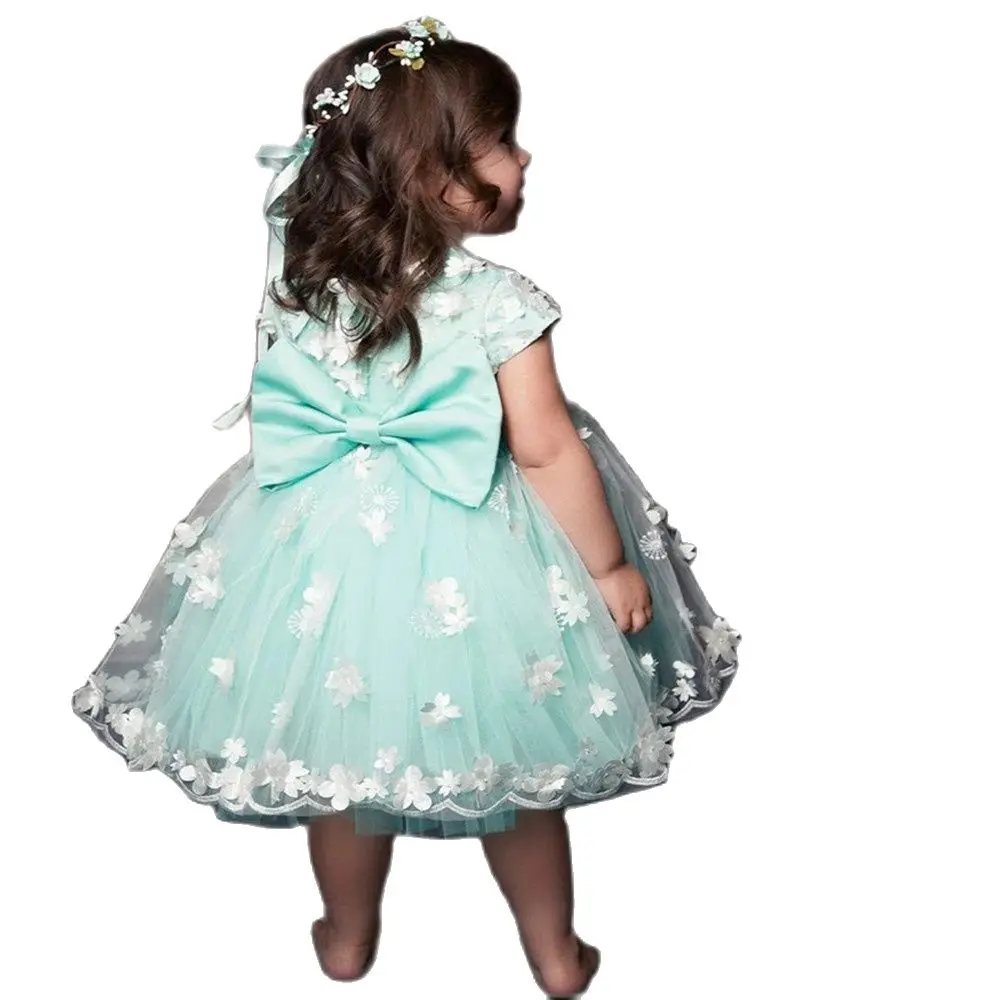 Princesa flor meninas vestidos jewel manga curta apliques rendas crianças formal vestir duas peças primeiro comunhão vestidos