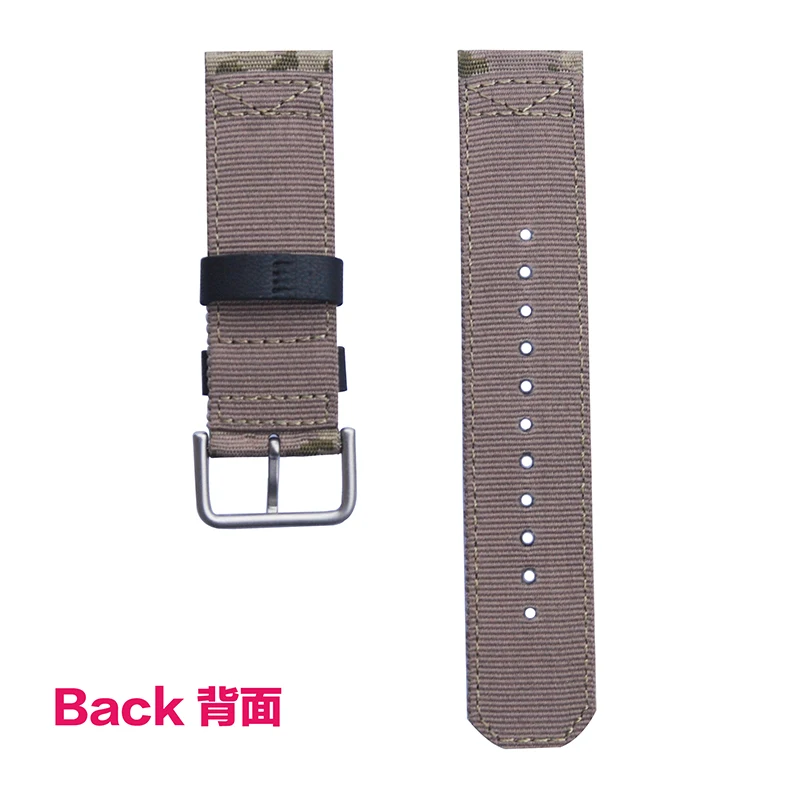 TIMELEE Nylon Watch Straps Camouflage Belt Strap 22mm 24mm Watch Accessories Watch Bands