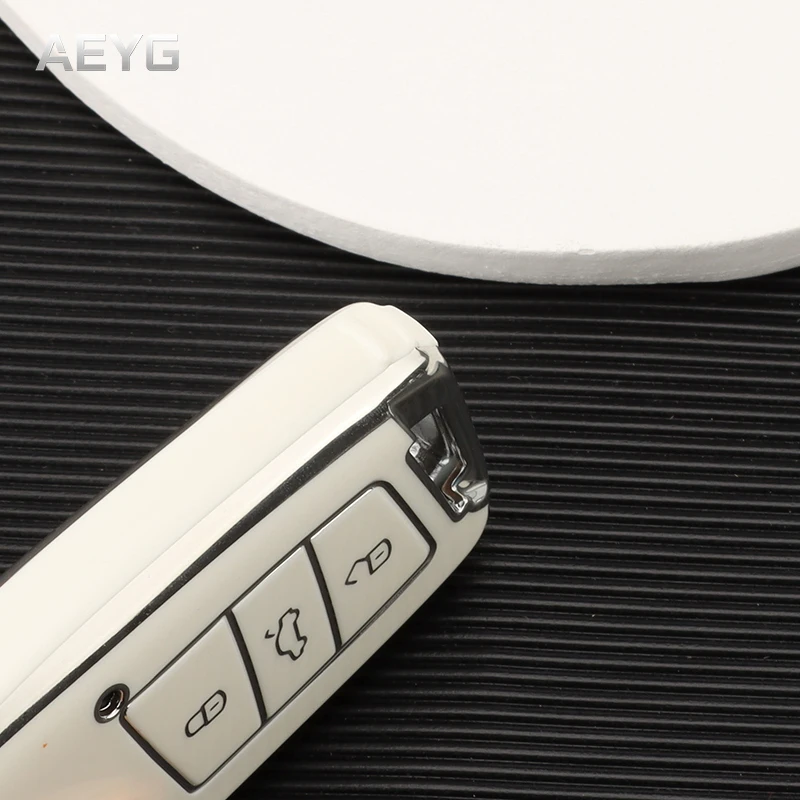 Fashion TPU Car Key Case Full Cover Shell Fob For Volkswagen VW Tiguan MK2 Magotan Passat B8 CC For Skoda Superb A7 Accessories
