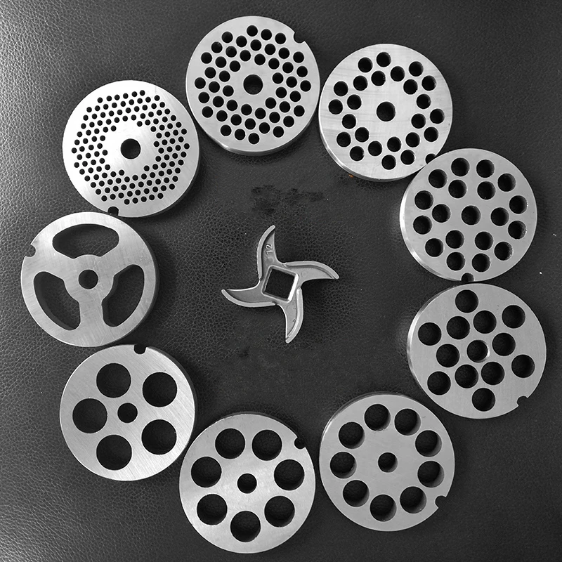 32 # tritacarne lama a croce tritacarne piastra foro 99mm 13mm diametro foro tritacarne piatto di carne generale doppio lato