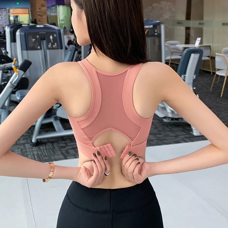 

Yoga Fitness Tank Top Sports Underwear Women's Yoga Vest Running Bra Crop Top Roupas Femininas