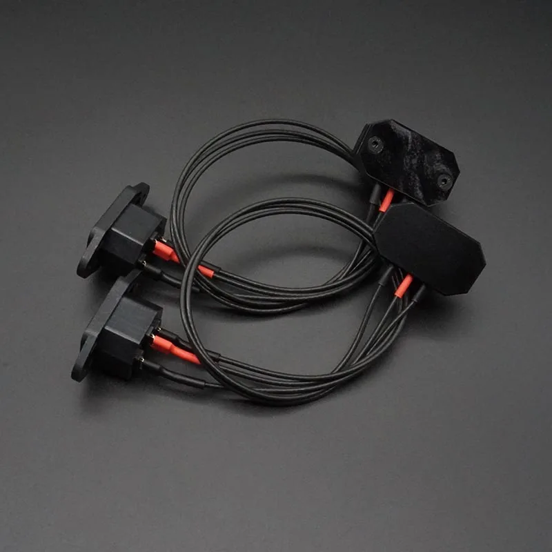 Computer Case Extension Cord Power 90-Degree Elbow Cord Tinned Wire A4 Dedicated Male And Female Acrylic Version