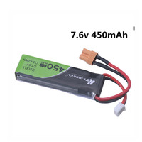 450mAh 2S 7.6V 80C/160C Lipo battery with XT30 Plug for iFlight CineBee Cine Whoop BetaFPV FPV Racing Drone