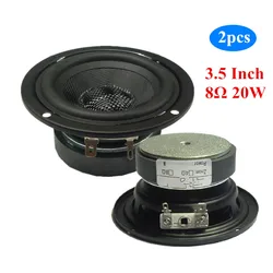 2pcs/Lot 3.5 Inch 90mm 8Ohm 10W Full Frequency Midrange Fiberglass Waterproof Cone Speaker Home Audio Sistem Round Loudspeaker