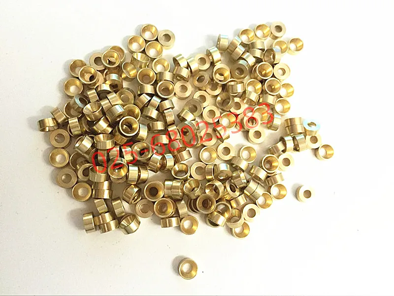 50pcs Chromatography Copper bowl Bowl type gasket Gas path Accessories Seal gasket Laboratory Copper pressure gasket