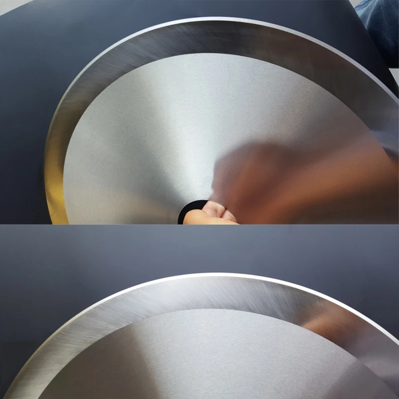 Runde sägeblatt disc ultra-dünne legierung flache gummi schneide klinge melt geblasen tuch papier rohr schneiden messer