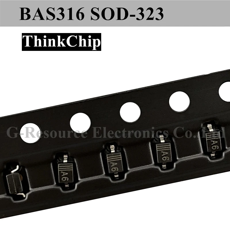 (100pcs) BAS316 SOD-323 0805 SMD Switch Diode (Marking A6)