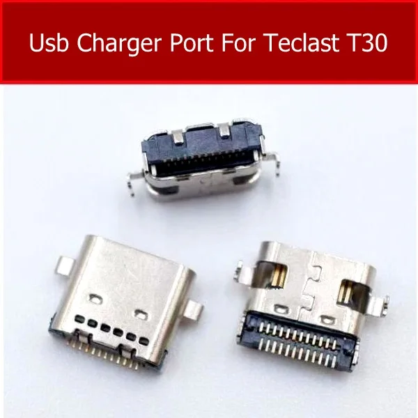 1pcs USB Charger Jack Port For Teclast T8 T30 T80 P10 P20 M30 M30pro  M16 M40 Plus USB Charging Plug Dock Socket Replacement