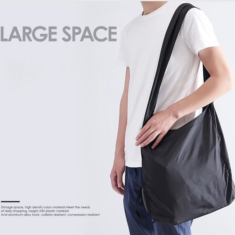 Borsa Shopping pieghevole girevole portatile Ultra piccola scatola di immagazzinaggio telescopica in plastica piccola borsa quadrata in Nylon di