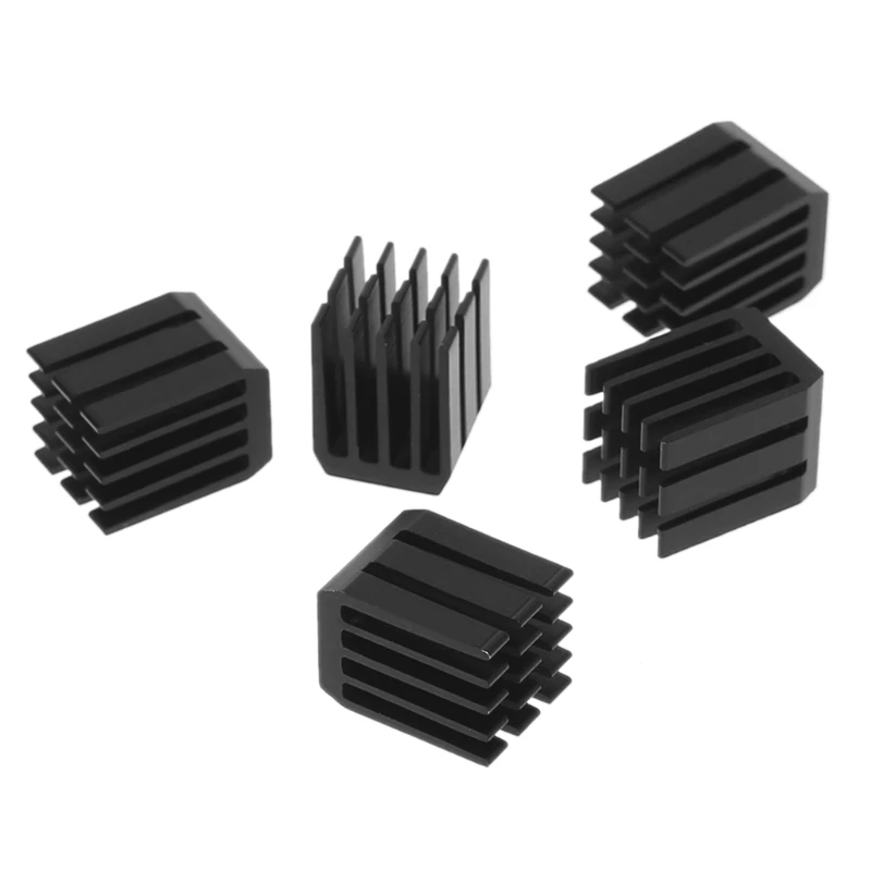 5Pcs/Set 9*9*12mm Aluminum Cooling Heat Sink Chip Radiator Heatsink Cooler