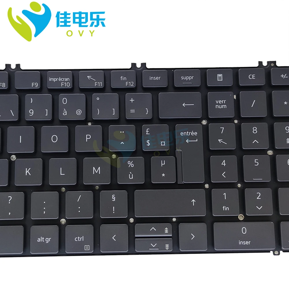 Azerty French Keyboard Backlight For Dell Precision 7550 7750 7760 0P2RFG P2RFG FR FRA Notebook PC Keyboards Backlit Light New
