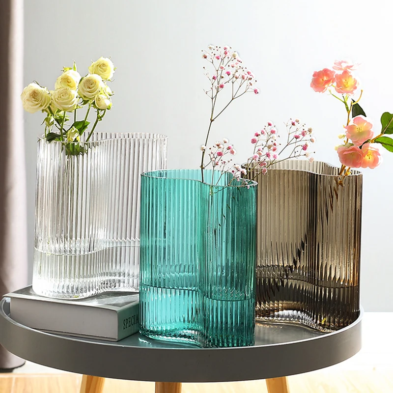 

Vase Home Decor Modern Strip Vase Home Decoration Accessories Living Room Terrarium Vases декор дома цветы в горшках декор