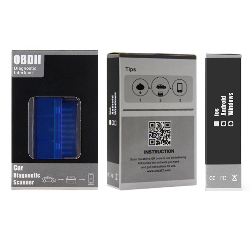 ELM327 V1.5 Bluetooth2.0 Used For Android ELM 327 BT2.0 Cheaper Than BT4.0 Car OBD2 Scan Tool OBD 2 Adaptor Code Reader