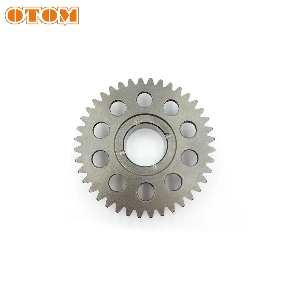 OTOM Motorcycle Engine Electric Starter Overrunning Double Gear Needle Bearing Shaft For ZONGSHEN NC450 Off-Road ZS194MQ-2 Parts