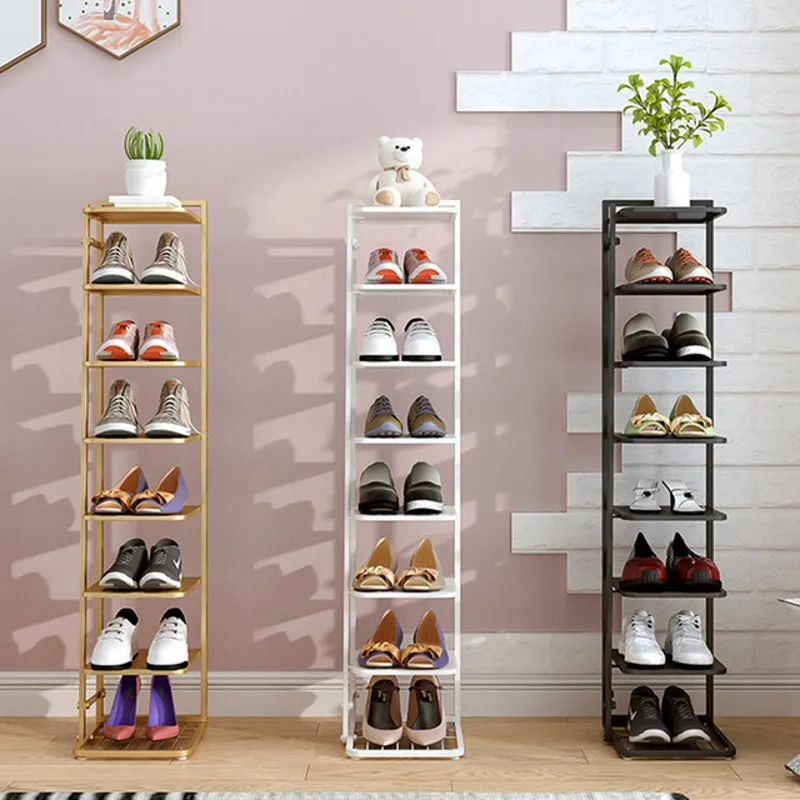 Multi-layer Simple Shoe Rack Easy To Install Shoes Organizer Space-saving Entryway Shoe-shelf Furniture for Home Shoe Cabinets