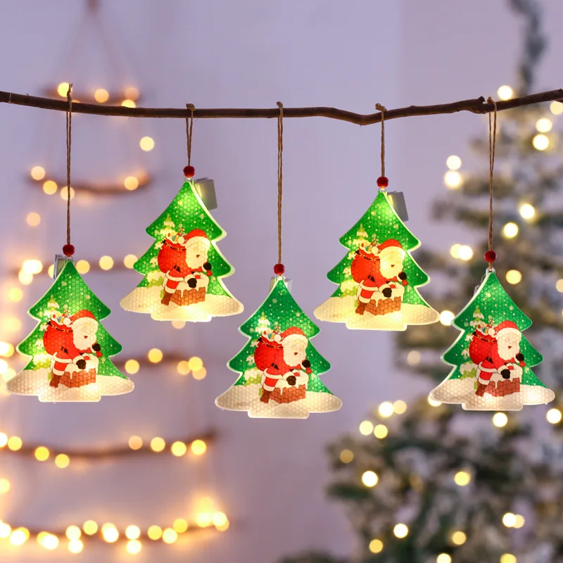 Christmas Decorations 2025 Ornaments Festoon Led Light Holiday Lighting New Year 2025 Fairy Lights Battery Powered Wedding Decor