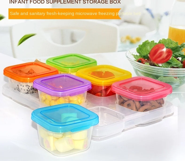 

Baby Formula Dispenser Milk Powder Food Container Infant Feeding Storage Portable Children Tableware Toddler Dinnerware T0516