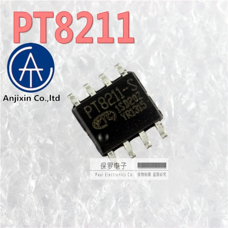 10pcs 100% orginal new PT8211-S PT8211 SOP-8 16-bit digital-analog converter IC real stock