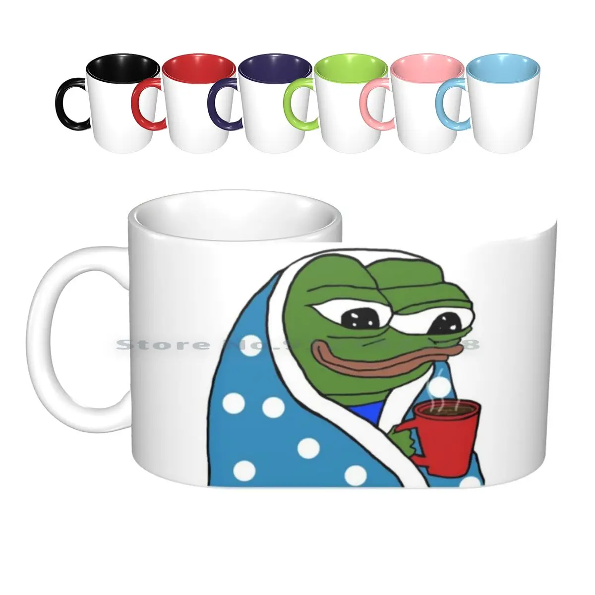 Coffee Peepo Ceramic Mugs Coffee Cups Milk Tea Mug Coffee Peepo Twitch Cheems Walter Doge Comfy Peepo Greekgodx Xqc Tyler1 T1