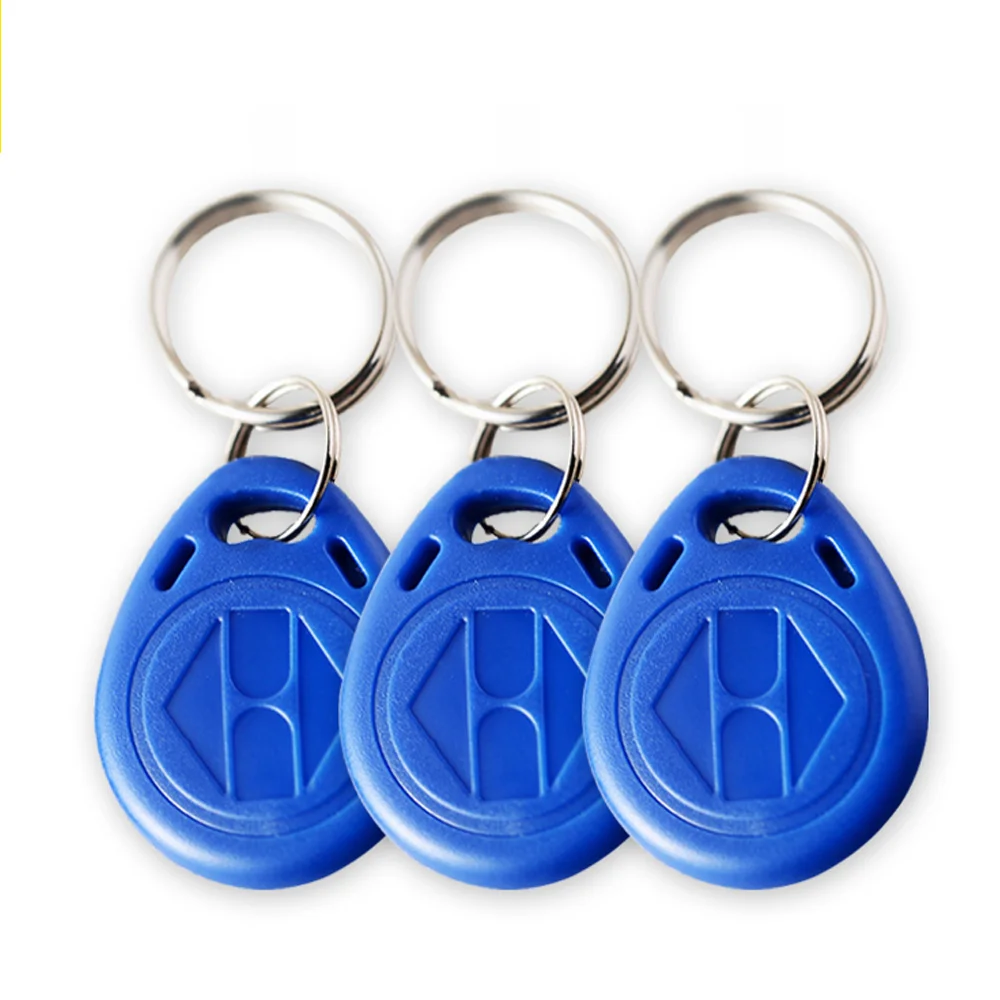 (100Pcs) T5577 Rfid 125Khz Programmeerbare Smart Tags Herschrijfbare Sleutels Number2 Keyfobs