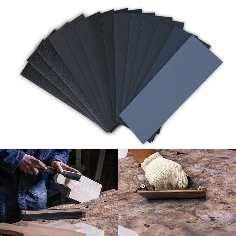 

28Pc Wet Dry Sandpaper 120 -3000 Grit Assortment Abrasive Paper Sheets For Automotive Sanding Wood Furniture Finishing