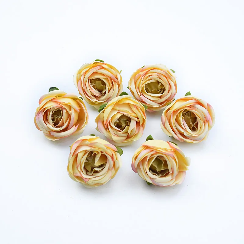 50/100 Stück Künstliche Blumen Seidenrosen Knospen DIY Geschenke Süßigkeitenbox Festival Dekoration Heimzimmer Hochzeit Brautaccessoires Ausverkauf – Detail 9