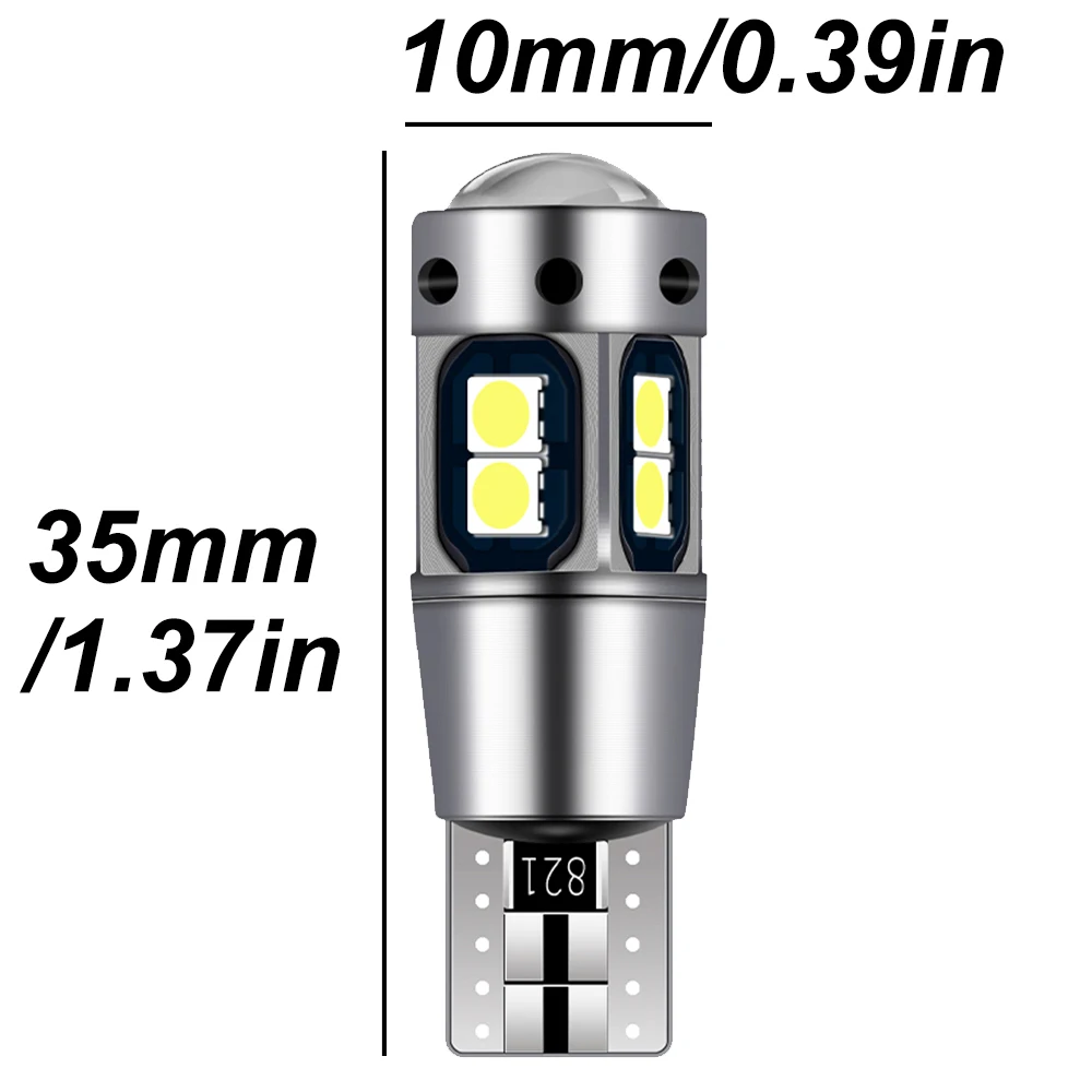 10x T10 LED W5W Canbus 194 168 Error Free LED Clearance Parking Light for BMW Audi Volvo Toyota Subaru Peugeot Nissan Kia Lada