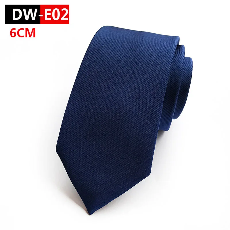 6cm Einfarbig Wein Blau Schwarz Lila Silber Männer der Mode Schmale Krawatte Jacquard Woven Business Krawatten für Mann 100% seide Krawatten