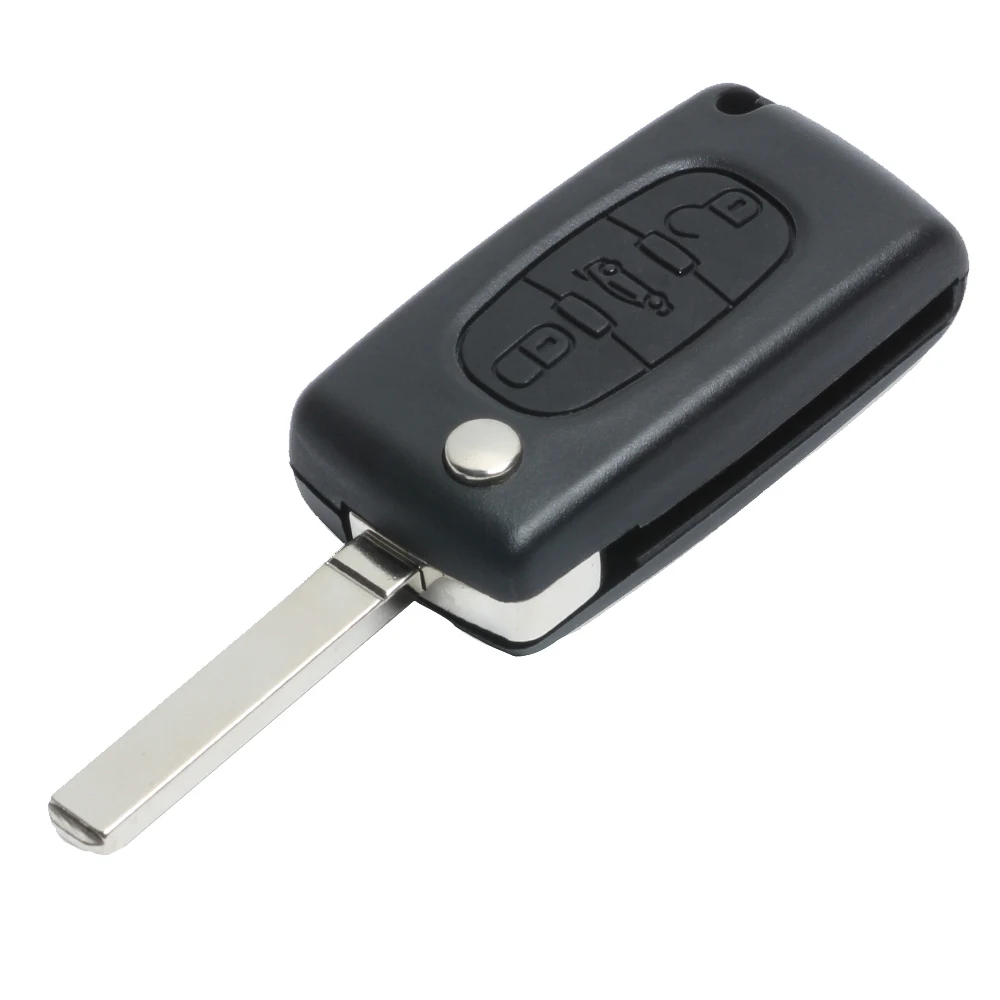 Keyecu 0536 Modello di Chiave A Distanza 3 Button 433MHz ID46 Chiave Dell\'automobile per Citroen C2 C3 2005 2006 2007 2008 2009 2010 2011-VA2/HU83