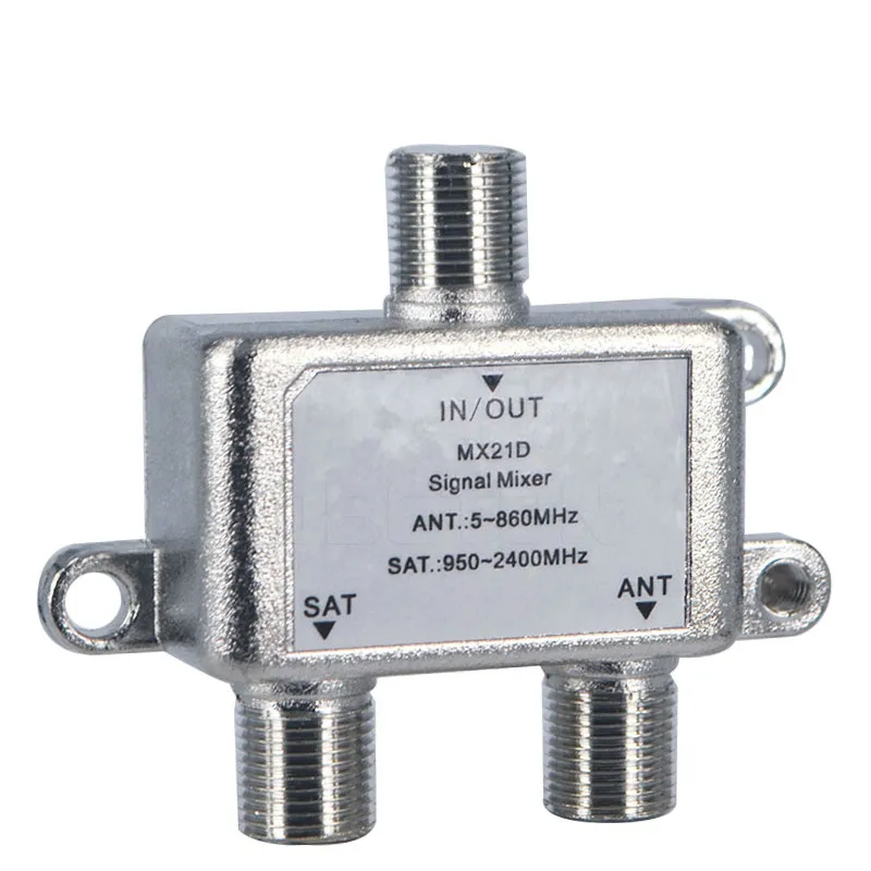 Divisor de Cable de 2 vías para señal de TV por satélite, combo de diplexor Coaxial, combinadores, interruptor de Cable, nuevo