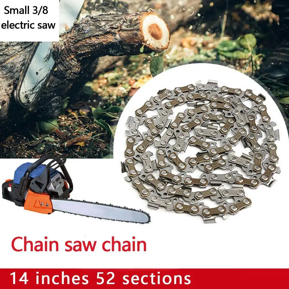 14 Inch Metal Chain Saw 52 Drive Link 3/8 Inch Household Feller Pliers Chainsaw Accessories