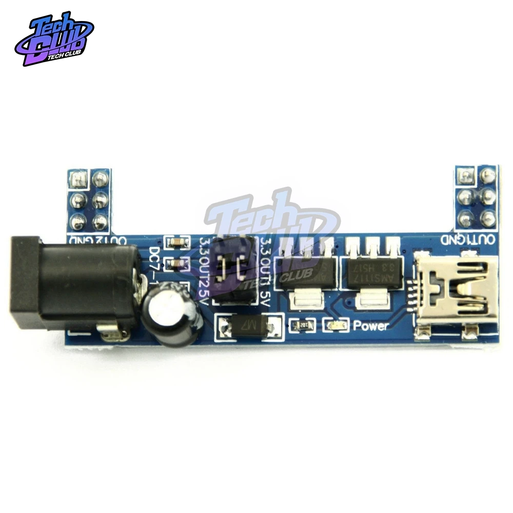 Modulo di alimentazione Breadboard MB102 DC 3.3V 5V per alimentatore Mini USB senza saldatura scheda per il pane compatibile MB-102 MB 102
