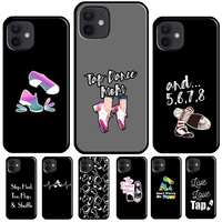 Tap Dance Shoe Case For iPhone 15 11 14 Pro Max XS X XR 7 8 Plus SE 2020 12 Mini 13 Pro Max Phone Coque