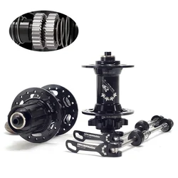 MTB Mountain Bike Hubs, Disc Brake, Front and Rear Hub, Sealed Bearing, DT Ratchet Tooth, 120 Click, Loud Sound, 32H, 36H