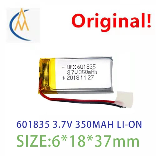 buy more will cheap 601835 3.7 V350mAh massager eyecare instrument digital camera mobile power polymer lithium battery