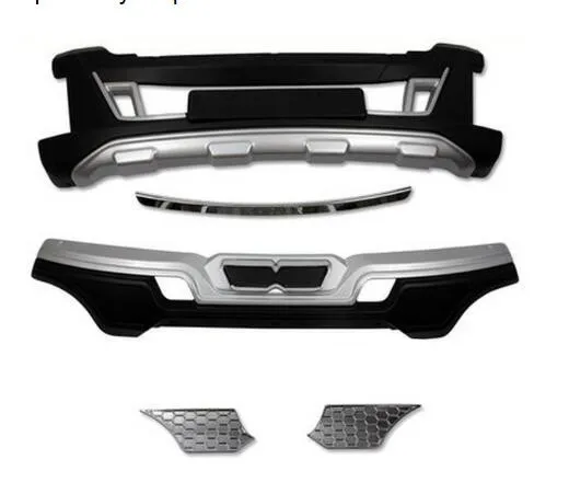 ABS Chrome Front + Rear Bumper Protector Guard Skid Plate Fits For Renault Kadjar 2016 2017-2018