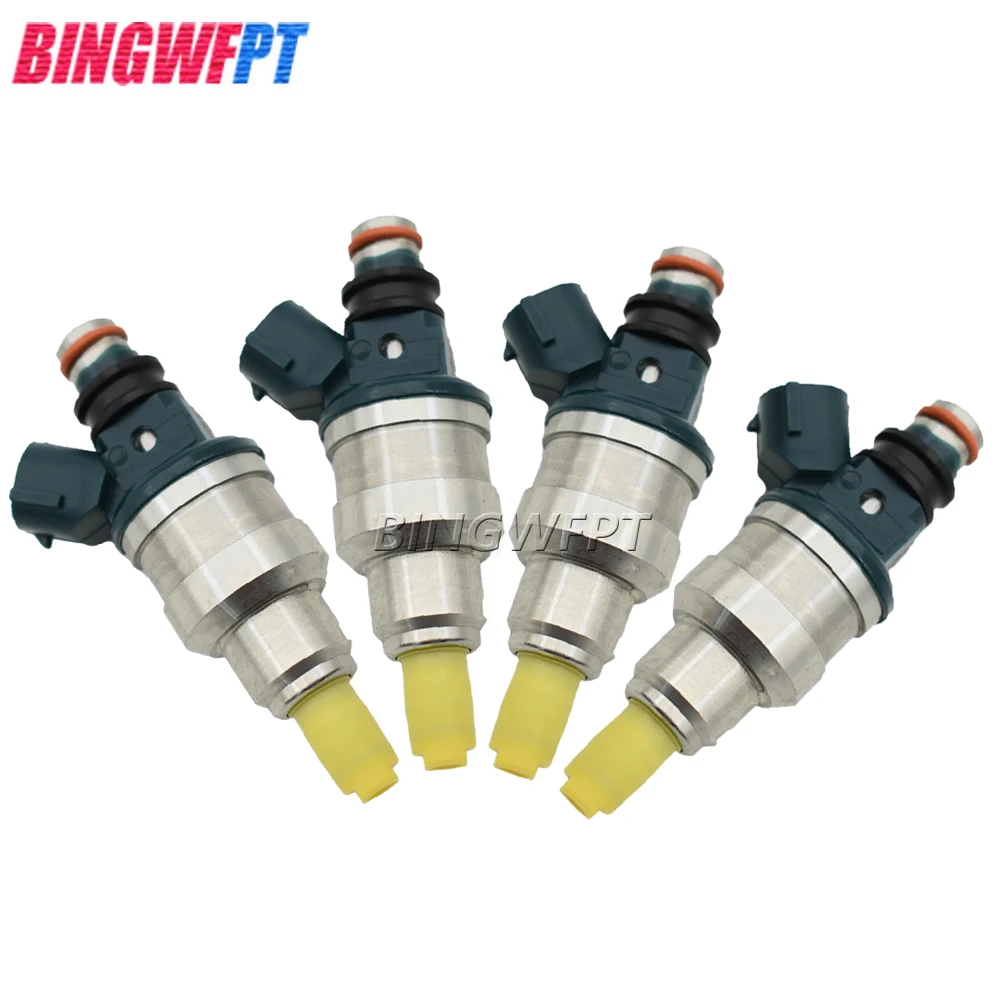 

4PCS INP-480 F32Z-9F593-A FS01-13-250A Fuel Injectors Nozzle for Mazda MX-6 626 93-1999 2.0L L4 for Ford Probe INP480