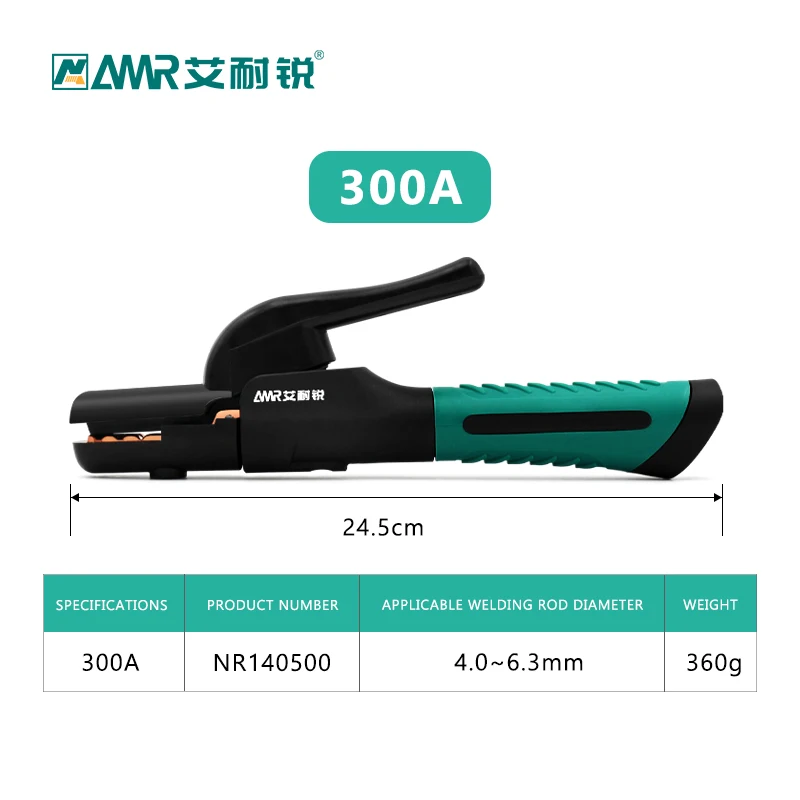 Imagem -05 - Eletrodo Titular Stick Welding Rod Cobre Mini Cabo Soldagem Grampos Stinger Clamp Tool Amr Resistente ao Calor 300a