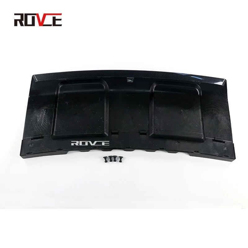 Cubierta de parachoques delantero de coche, cubierta de remolque de fibra de carbono estil Edition para Land Rover 2014-2017 Range Rover Sport L494, placa de protección inferior delantera