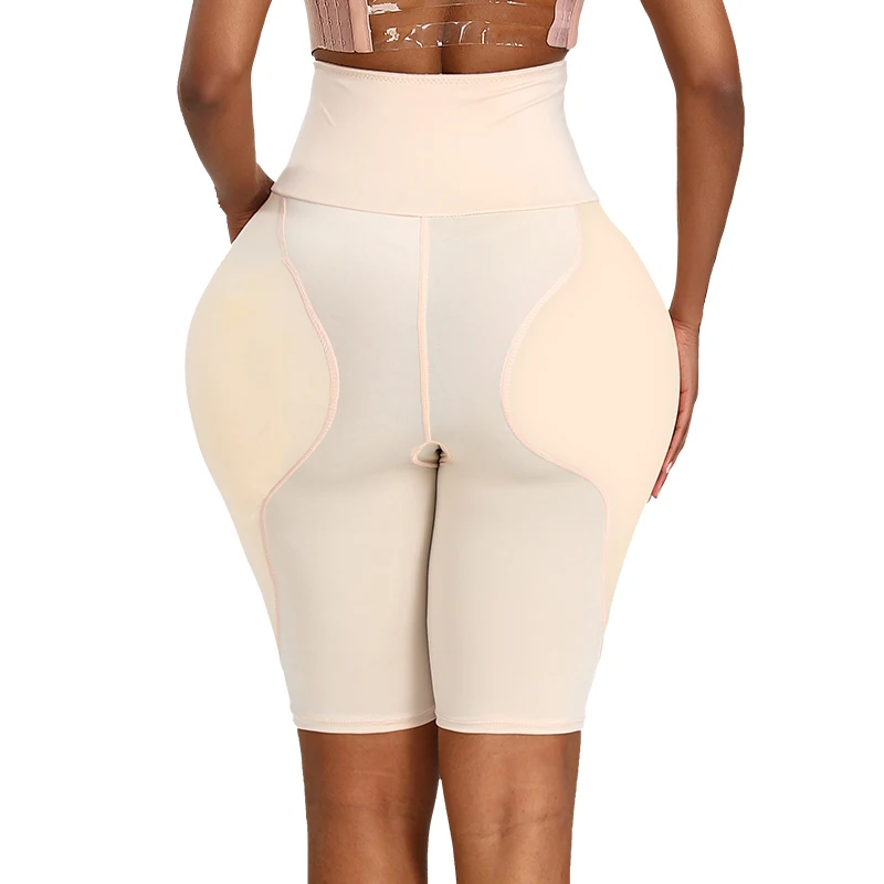 

Not look Fake Big Pads Butt Tummy Control Panties Waist Trainer Shapewear Body Shaper Butt Lifter Booties Hip Pads Enhancer