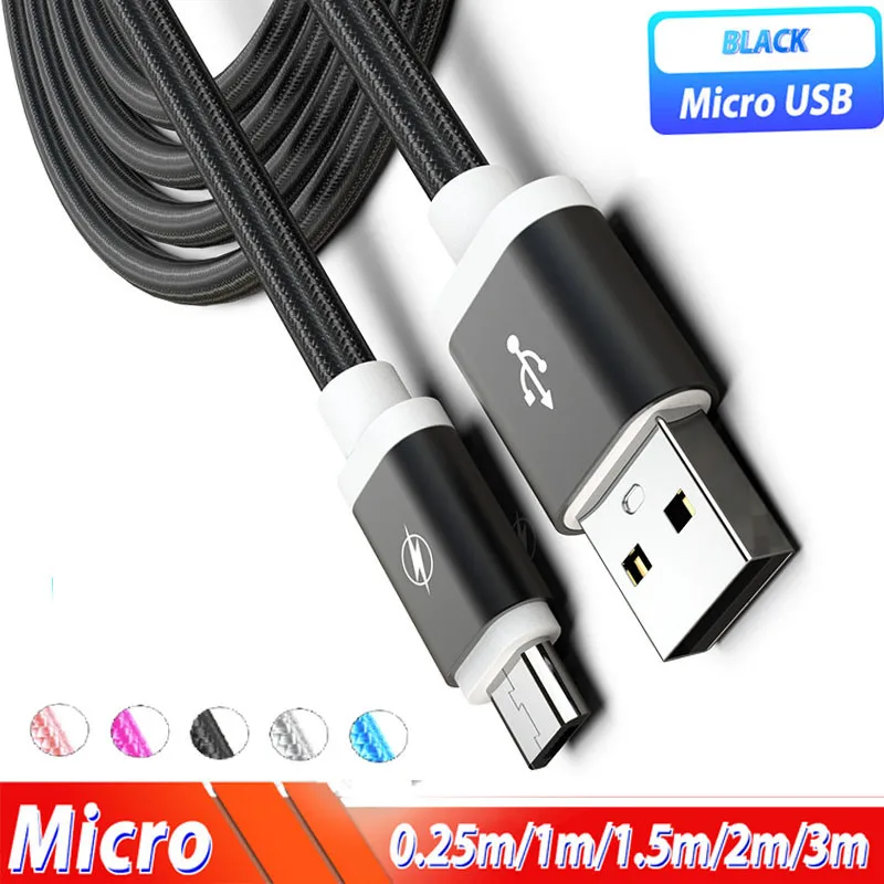 Micro kabel USB do ładowania przewód ładowarki do Samsung Galaxy A3 A5 A7J3 2016 S6/S7/Edge J3 J5 J7 2017 J4 J6 J8 J5 A6 A7 2018 A10 M10