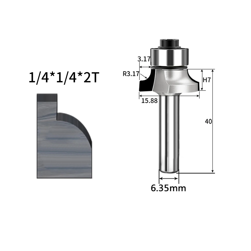 Imagem -03 - Fresa de Madeira Diamante Chanfro Redondo Roteador Bits Ferramentas para Trabalhar Madeira Corte Gravura Limpeza Pcd End Mill Slotter Porta kn