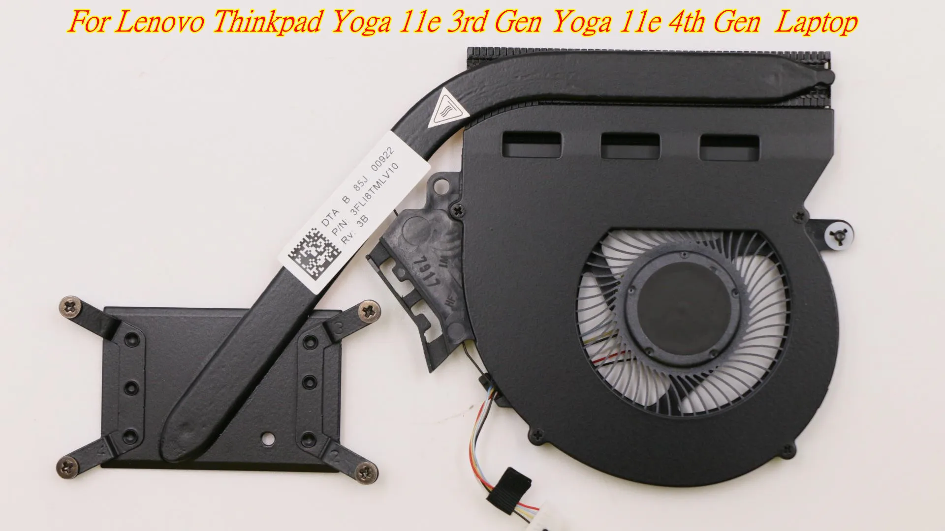 New/Orig For Lenovo Thinkpad Yoga 11e 3rd Gen Yoga 11e 4th Gen Laptop CPU Cooling Heatsink Fan FRU P/N:01AV755 01AV754