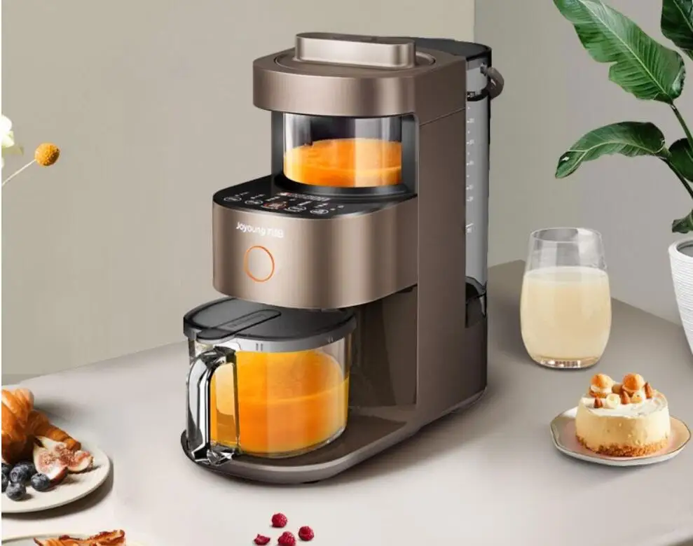 Joyoung Ymini สีน้ำตาลทำอาหาร Wall Breaker อัตโนมัติ Juicer หน้าแรก Mesin Jus